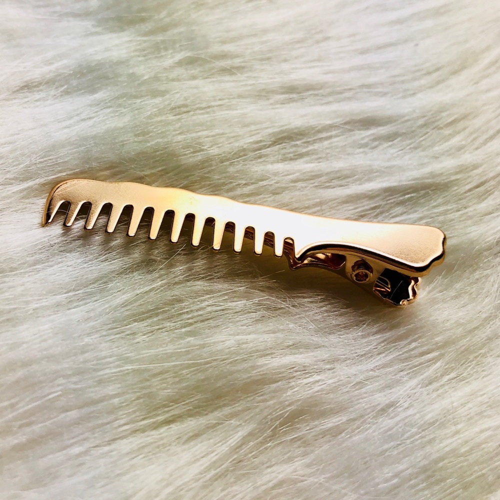 New! Rose Gold Comb Hair Clip